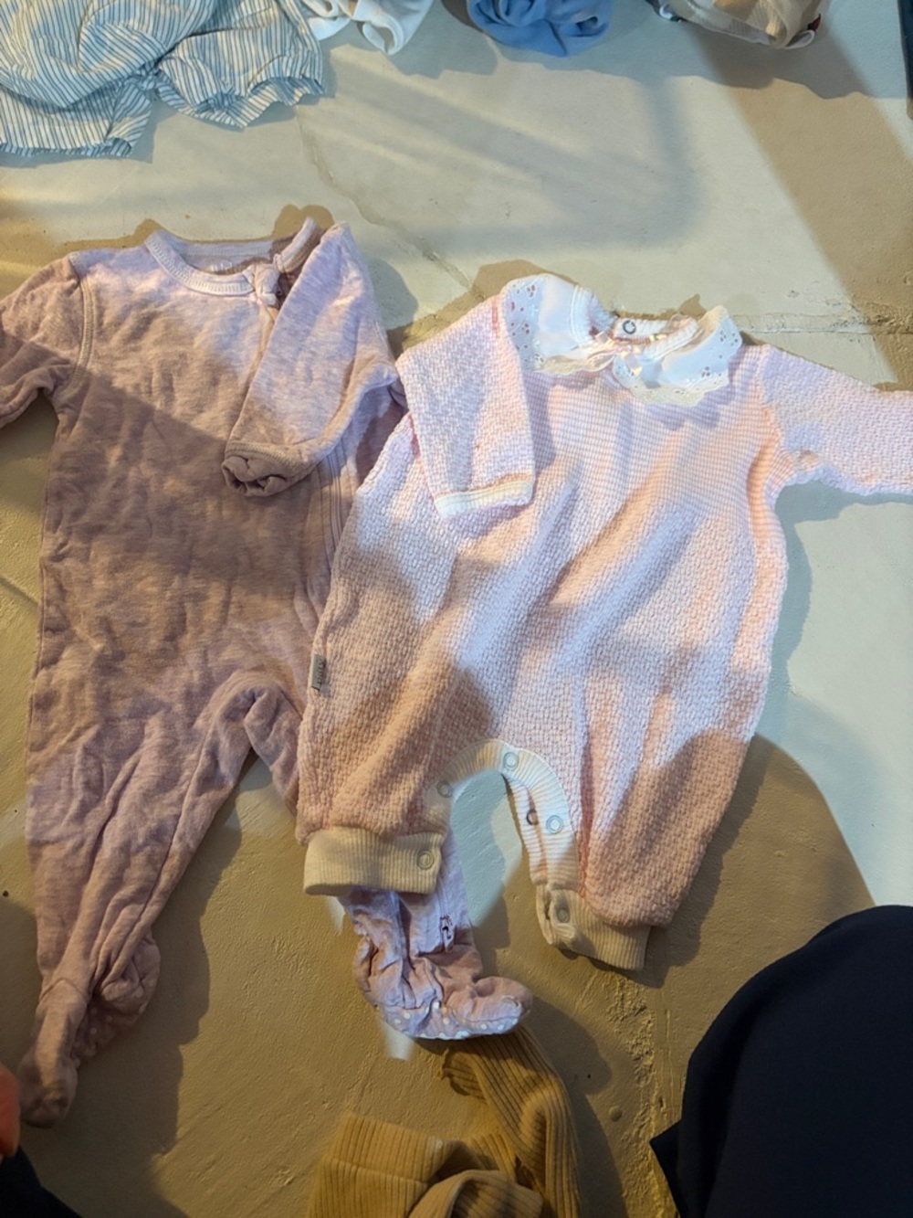 Baby Girls' 3-6 month old sleepers